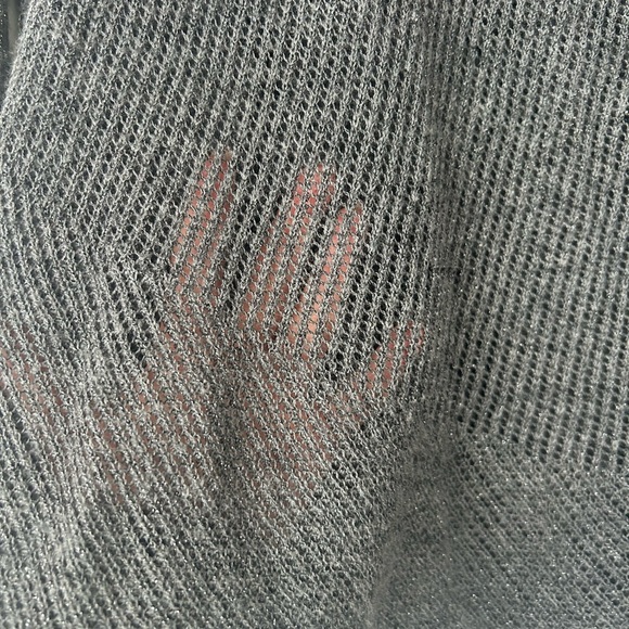 Eileen Fisher Gray Crew Neck Merino Wool Blend Sweater - Picture 3 of 7